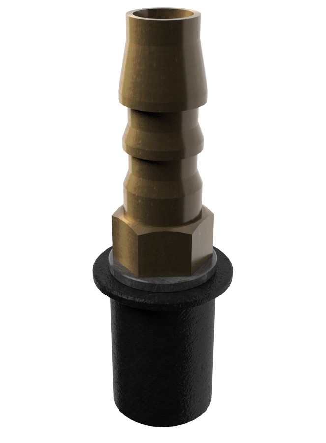 Самоуплотняющийся фитинг 1/4" (6мм) (уп.5 шт.)