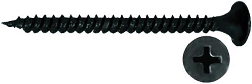 Саморез гипрок-металл PR чёрный ГМ 3,5x25 PH2 (фосфатированный)