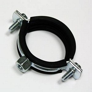 Хомут сантехнический с рез.проф. с гайкой PR FCSG 1/8" (8-11) (оц. сталь)