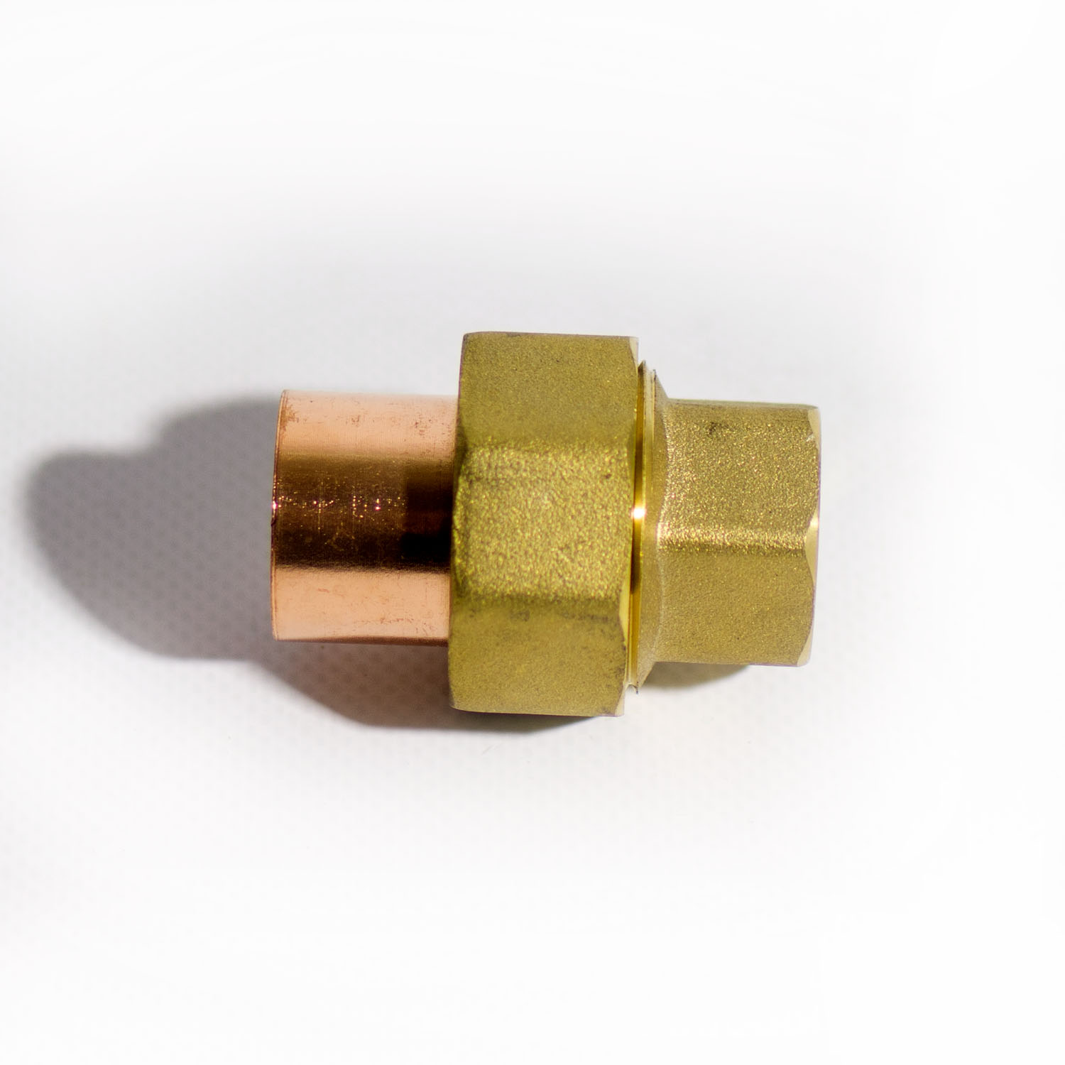 Переход с латуни на медь 1/2"