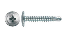 Саморез с прессшайбой PR СПММ 4,2x38 (оц. сталь) (250шт) сверло