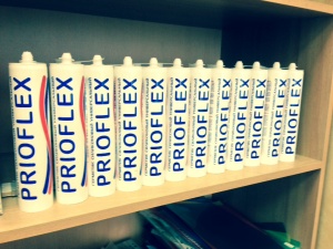 Силикон универсальный "PRIOFLEX" СЕРЫЙ 280 ml