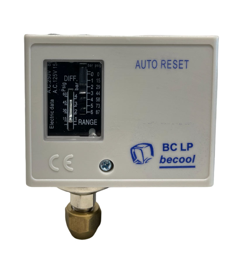 Реле давления Becool BC LP (-0.5–6.0 бар) (0.6 -4.0 бар) 