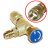 Сервисный вентиль с нажимом на ниппель FM1/4">M1/4" SAE (HC-1222)  prioritet.su
