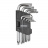 Набор инбусовых ключей TORX Biber CrV 1.5-10 мм (9 шт)  prioritet.su